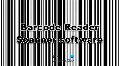 barcode reader software free download pc